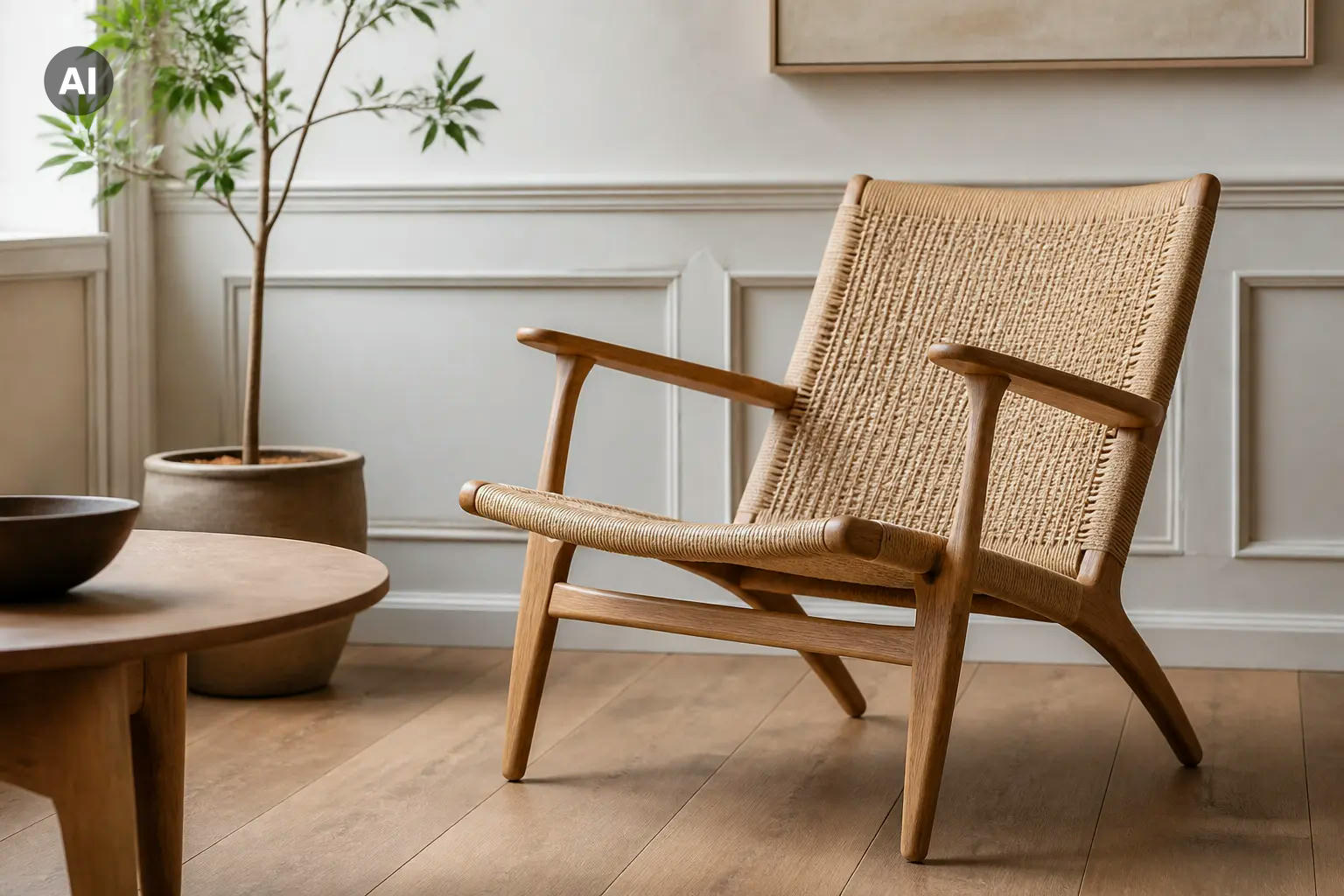 Kendte stole af Hans J. Wegner og deres indflydelse på boligindretning